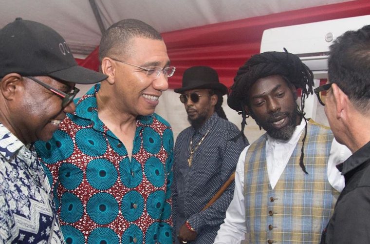 Buju Banton PM Andrew Holness