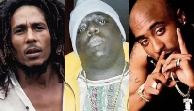 Bob Marley Notorious BIG Tupac